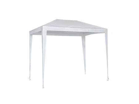Tonnelle basic acier 5,6m2 Blanc